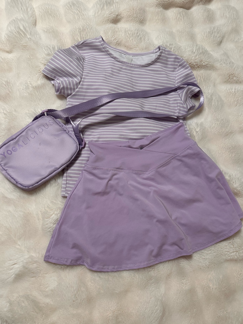 Yogalicious Lavender Circle Skirt